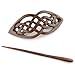 Evolatree Natural Hair Barrettes for Women and Men - Handmade Wood Barrette Hair Pin - Unique Wooden Hair Styling Accessories - 4