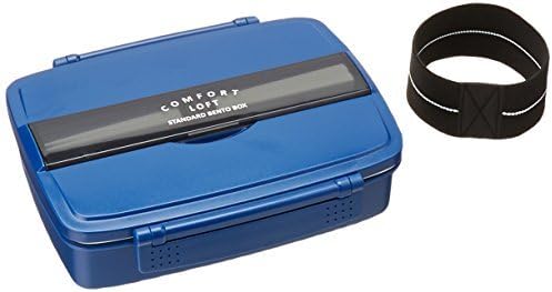 Comfort Loft Japanese Modern/Traditional Compartmental Bento Box 870 ml Chopsticks, Blue by Comfort Loft