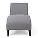 Swanson Grey Fabric Chaise Lounge