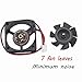 Gdstime 7 Blades 30x30x10mm 3cm 30mm Small 12v Brushless Dc Cooling Fan (12V)