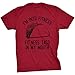 Mens Fitness Taco Funny T Shirt Humorous Gym Graphic Novelty Sarcastic Tee Guys (Cardinal) - L