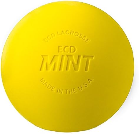 East Coast Dyes (1-Pack) Mint Lacrosse Ball NOCSAE/SEI Yellow Single 1-BallMint-Yellow-1P