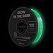 PLA Glow in The Dark Nature Green 3D Printing Filament, 1.75 mm