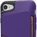 Smartish iPhone SE Wallet Case - Wallet Slayer Vol. 1 [Slim + Protective + Grip] Credit Card Holder for Apple iPhone SE 2022/2020 & iPhone 7/8 - Purple Orchid