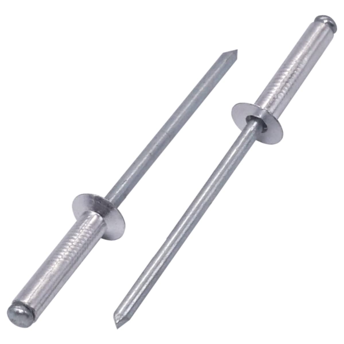 SKIR'CO (100 pcs) Countersunk Aluminium Blind Rivets 3.0 x 16 mm, Steel Mandrel, Pop Rivets