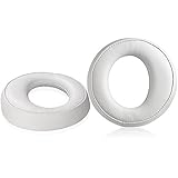 Sony PS3 PS4 Earpads, JARMOR Replacement Protein Leather &amp; Memory Foam Ear Cushion Pad Cover for Sony PlayStation Gold Wireless / 2.0 PlayStation 3 4 Platinum Wireless Stereo Headset (White)
