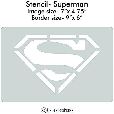 XL Stencil - Superman Symbol