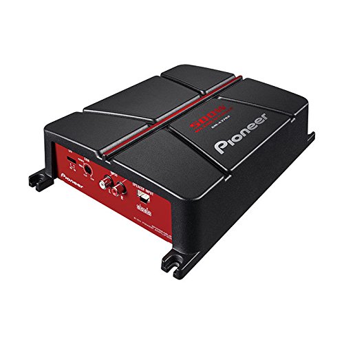 Pioneer GM-A3702 2-Channel Car Amplifier – 500W Max, Class AB, Bridgeable Design, Automatic Signal Sensing and Turn-on, Built-in high-/Low-Pass Filter