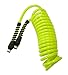 Flexzilla LP1415AFZ Polyurethane Recoil Air Hose | 15 Feet | All Weather Flexibility | Increased Flexibility and Improved Recoil Memory | Pre-Applied Thread Sealer