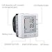 Wrist Blood Pressure Monitor, Digital BP Monitor with Memory Storage, Intelligent LCD Display Automatically Measure Pulse Diastolic Systolic and Shows Hypertension level