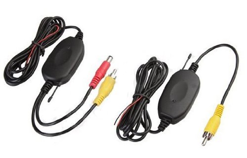 BW 2.4Ghz Wireless RCA Video Transmitter Receiver Kit for Car DVD Car Monitor to Connect the Car Rear View Camera Reverse Backup