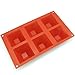 Freshware 6-Cavity Pyramid Shape Silicone Mold for Soap, Cake, Bread, Cupcake, Cheesecake, Cornbread, Muffin, Brownie, and More