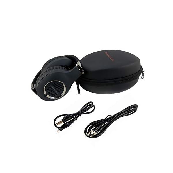 Bluetooth-Headphones-Over-Ear-PowerLocus-Wireless-Headphones-Hi-Fi-Stereo-Deep-Bass-Soft-Earmuffs-Foldable-Headphone-with-Built-in-Microphone-Wireless-and-Wired-Headset-for-Cell-PhonesTablets-PC Bluetooth Headphones Over-Ear, PowerLocus Wireless Headphones, Hi-Fi Stereo Deep Bass, Soft Earmuffs Foldable Headphone…
