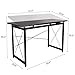 47'' Adjustable Drafting Table - Art and Craft Drawing Folding Desk - Reading & Writing Work Station (Black)