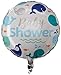 Creative Converting Blue Whale Baby Shower Foil Balloon, 18
