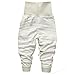 Benetia Organic Cotton Little Girls' Pajama Pants Soft 3-Pack High Waist Size 0-4 Years Old