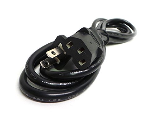 3-Prong 6ft (Foot) Power Cord With Notch Fits Genuine Microsoft XBOX 360 Systems