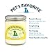 Pet's Favorite Plant Based Candles with a Cotton Wick, Clean Burning Pet Friendly Candles with a 70 Hour Burn Time, Lemon Zest Pack of 1