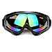 Aphse Outdoor Glasses Snowboard Ski Goggles Sunglasses Eyewear Adjustable UV Protective Portable Motorcycle Goggles Eyewear Dust-Proof Protective Combat Goggles Play Games Protective Glasses