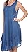 Sakkas 1051 Everyday Essentials Caftan Dress/Cover Up - Blue - One Size
