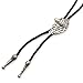 Lychee Carved Hollow Wolf Head Bolo Bola Tie Necktie Western Cowboy Rodeo Necklace