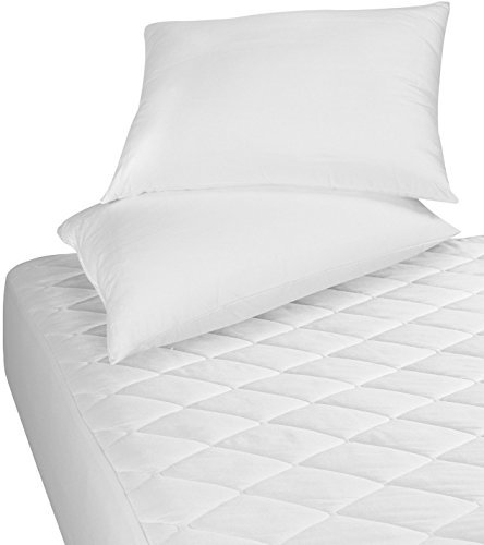 Sleep&Snuggle Quilted Mattress Protector 30cm Extra Deep Hypoallergenic Breathable Mattress Protector Double Bed Fully Fitted Machine Washable Mattress Cover