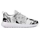 WXMDZS Men Cushioning Running Shoe Lightweight Lace Up Casual Sneakers Non-Slip Walking Shoes
