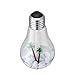 Ecosin Lamp Humidifier Home Aroma LED Humidifier Air Diffuser Purifier Atomizer Glass Bottles View (Silver)