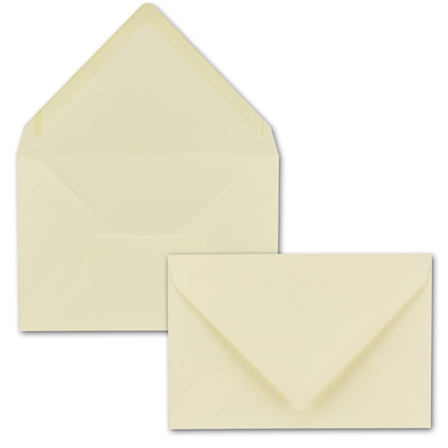 Envelopes DL & B6 White/Cream 50 Pieces DIN B6 creme