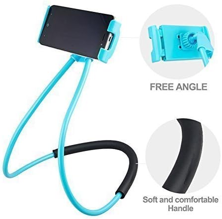 Eiffay Hanging on Neck Cell Phone Mount Holder, Universal Mobile Phone Stand, Lazy Bracket DIY Free Rotating for Multiple Functions
