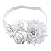 SIXNEW Homissor Bloomposh Baby Girl Baptism Headbands with Bows