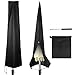 HearCare Owlike Umbrella Waterproof Covers, Patio Shade Fabric Umbrella Storage Bag with Zipper and Telescopic Rod for 7ft to 11 ft Outdoor Umbrellas