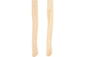 DOITOOL Replacement Axe Handle 14.17In Wooden Hatchet Handle Grip Replacement 2-Pack Ergonomic Hammer for Camping and Home To