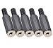 Besmelody 5-Pack 3.5mm Female Socket Repair Headphone Earphone 3 Pole TRS Jack Stereo Audio Plug Connector Soldering