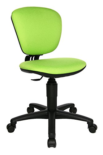 Topstar-High-Kid-Sedia-Girevole-per-Bambini-Tessuto-Verde-40-x-43-x-90-cm