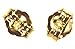 14K Gold Earring Backs Medium 4mm (1 Pair)