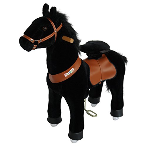 PonyCycle Pony Cycle Riding Horse Black Horse- Small Riding Horse