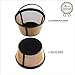 Basket Coffee Filter,Permanent Basket-Style Reusable 8-12 Cup Gold Tone Coffee Filter designed fits Mr. Coffee Makers and Brewers by GLLEEN
