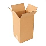 Pratt PRA0011 Recycled Corrugated Cardboard Single Wall Standard Tall Box with C Flute, 6