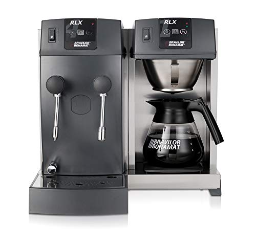 Bonamat Büffet Kaffeemaschine RLX 41 mit Glaskanne, Kaffeebrühsystem, Warmhalteplatte, Heißwasser und Heißwasserdampf…