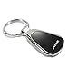 Au-Tomotive Gold, INC. Tear Drop Metal Key Ring for Nissan Juke (Black)