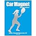 Tennis Player Women's Car Magnet