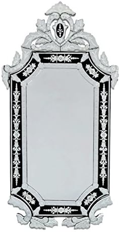 ABC Accents Georgia Black Venetian Wall Mirror