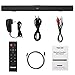 TENKER Soundbar for TV, 29-inch Wired and Wireless Bluetooth 2-Channel Optical Soundbar, Home Theater Speakers for TV (Surround Sound, Remote Control, Wall Mountable)