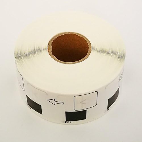 Brother Compatible DK1221 DK-1221 Square Paper Labels (1 roll)