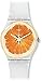 Swatch Unisex SUOK115 Vitamine Boost Analog Display Quartz White Watch