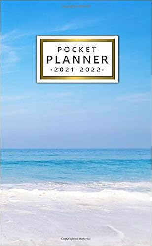 Pocket Planner 2021 2022 Two Year 24 Months Monthly Organizer Calendar Agenda Blue Sky Beach Print Planners The Ruby 9798672979960 Amazon Com Books 2021 2022 pocket calendar usa made
