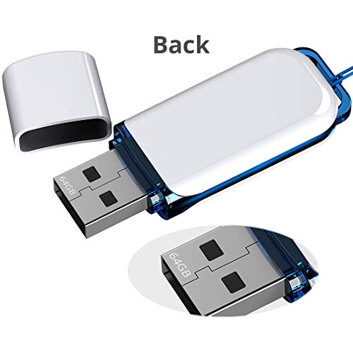 MOSDART 64GB USB 2.0 exFAT Flash Drive 2 Pack 64 GB Multipack Thumb