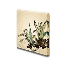 Chinese Painting Traditional Art with Flower in Color...