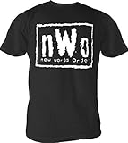 NWO New World Order Wrestling Adult Black T-shirt (Adult XX-Large)